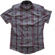 Tommy Hilfiger short sleeve shirt, Trim Fit casual shirt Aidan Check - Košulje - kratke - $45.00  ~ 285,87kn