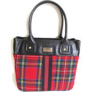 Tommy hilfiger Iconic Red Plaid Small Tote Handbag - Hand bag - $69.98 