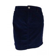 Tommy Hilfiger Womens Corduroy Ribbed Mini Skirt Navy 8 - Balerinke - 