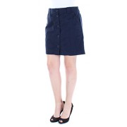 Tommy Hilfiger Women's Jamie Button-Front Pocketed Skirt 10 Navy Blue - Балетки - $32.99  ~ 28.33€
