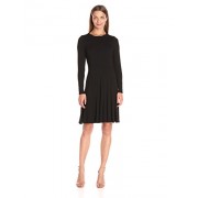 Tommy Hilfiger Women's Long-Sleeve Heather Jersey Fit-and-Flare Dress - Flats - $49.98 