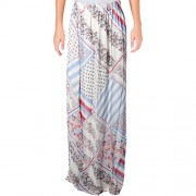 Tommy Hilfiger Womens Silk Printed Maxi Skirt - Flats - $65.99 