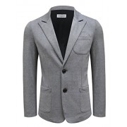 Tom's Ware Men Casual Slim Fit Single Breasted Blazer Jacket - Jacket - coats - $39.99 