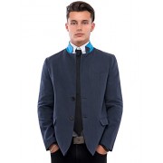 Tom's Ware Men Casual Two Button Notched Lapel Single Breasted Linen Blazer - Jakne in plašči - $51.99  ~ 44.65€