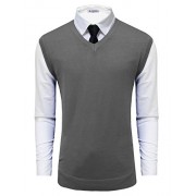 Tom's Ware Mens Casual Pullover V-Neck Sweater Vest - Cardigan - $27.99 
