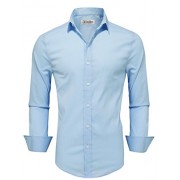 Tom's Ware Mens Classic Long Sleeve Winklefree Dress Shirt - Košulje - duge - $25.99  ~ 22.32€