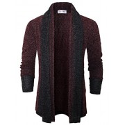 Tom's Ware Mens Classic Slim Fit Knit Open-Front Cardigan - Cardigan - $35.99 