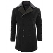 Tom's Ware Men's Trendy Double Breasted Relax Fit Trench Coat - Jakne in plašči - $61.99  ~ 53.24€