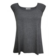 Tom's Ware Womens Basic Cap Sleeve Loose T-Shirt Top (Made In USA) - T-shirts - $21.99 