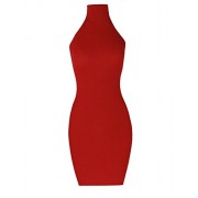 Tom's Ware Womens BodyCon Sweater Halter Dress - sukienki - $18.88  ~ 16.22€