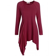 Tom's Ware Womens Handkerchief Hem Long Sleeve Tunic Top (Made in USA) - Košulje - kratke - $18.99  ~ 120,64kn