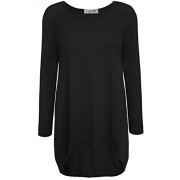 Tom's Ware Womens Relaxed Round Neck Long Sleeve Tunic Top (Made in USA) - Camicie (corte) - $24.99  ~ 21.46€