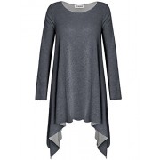 Tom's Ware Womens Stylish Long Sleeve French Terry Tunic Top (Made In USA) - Košulje - kratke - $29.99  ~ 190,51kn