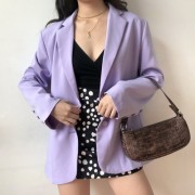 Toon purple casual suit jacket female te - Košulje - kratke - $35.99  ~ 228,63kn