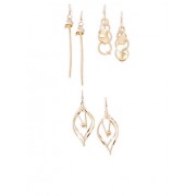 Trio of Metallic Glitter Drop Earrings - Earrings - $5.99 
