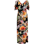 Tropical Print - Dresses - 