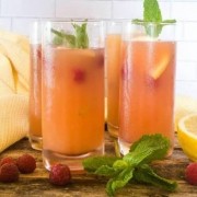 Tropical raspberry mint lemon drinks - Uncategorized - 
