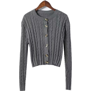 Twisted woven hollow long-sleeved sweate - Westen - $35.99  ~ 30.91€