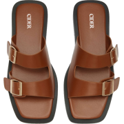 Two Strap Buckle Cider Clothing - Sandale - 