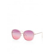 Two Tone Double Frame Sunglasses - Sunglasses - $5.99 