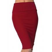 Urban CoCo Women's High Waist Stretch Bodycon Pencil Skirt - スカート - $12.86  ~ ¥1,447