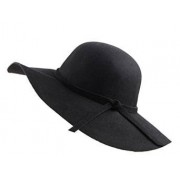 Urban CoCo Women's Foldable Wide Brim Felt Bowler Fedora Floopy Wool Hat - Шляпы - $19.85  ~ 17.05€