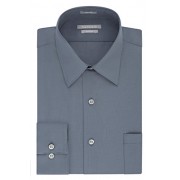 Van Heusen Men's Poplin Fitted Solid Point Collar Dress Shirt - Shirts - $16.83 