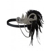 Vijiv Silver 20s Headpiece Vintage 1920s Headband Flapper Great Gatsby - Accesorios - $13.99  ~ 12.02€