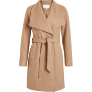 Vila Wool Brown Coat - Jakne i kaputi - 