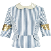 VivienneWestwood striped blouse 1989 80s - Košulje - kratke - 