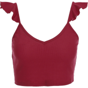 V-neck earless halter solid color vest - Košulje - kratke - $15.99  ~ 101,58kn