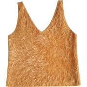 V-neck mohair short knit vest - Coletes - $17.99  ~ 15.45€