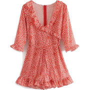 V-neck ruffled jumpsuit - Piżamy - $27.99  ~ 24.04€