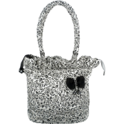 Voluptuous Rose Handmade Beaded Handbag Purse Tote Bag White - Hand bag - $43.99 