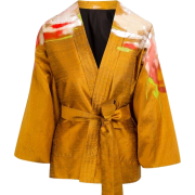 WATER HARMONY WHITE FEATHERS KIMONO - Куртки и пальто - $1,927.00  ~ 1,655.07€