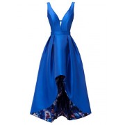 WDING Women Formal Evening Dresses High Low Prom Dresses Backless Cocktail Party Gown - Dresses - $189.00 