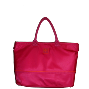 WOMEN'S LARGE TOMMY HILFIGER TH LOGO TOTE (DEEP PINK) - Hand bag - $109.00 