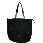 WOMEN'S LARGE TOMMY HILFIGER TOTE (BLACK) - Hand bag - $99.00 