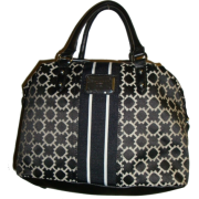 WOMEN'S TOMMY HILFIGER H SIGNATURE HANDBAG (BLACK/GRAY) - Hand bag - $99.00 