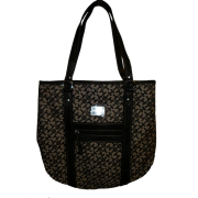 WOMEN'S TOMMY HILFIGER LARGE TOTE (BLACK ALPACA) - Hand bag - $99.00 