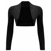 WearAll Women's Long Sleeve Beaded Shrug Ladies Bolero Top - Košulje - kratke - $2.07  ~ 13,15kn