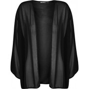 WearAll Women's Plus Size Plain 3/4 Sleeve Open Kimono Cardigan - Košulje - kratke - $10.88  ~ 69,12kn