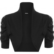 WearAll Women's Ruched Shrug Ladies Bolero Top - Košulje - kratke - $3.34  ~ 21,22kn