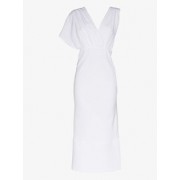 White Miu Miu Sleeveless Wrap Dress - Anderes - 