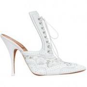 White Open Heel Pump - Anderes - 