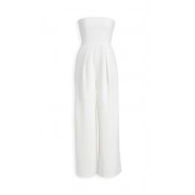 White Strapless Jumpsuit. - Anderes - 