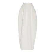 White Tulip Silk Maxi Skirt - Anderes - 