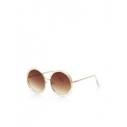 Wire Rim Circular Sunglasses - Sunglasses - $6.99 