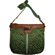 Women's/Girl's Tommy Hilfiger Crossbody Handbag (Green Large Logo) - Hand bag - $59.00 