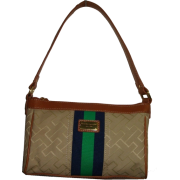 Women's/Girl's Tommy Hilfiger Small Top Zip Handbag (Beige/Navy/Green/Brown) - Hand bag - $69.97 